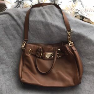 Michael Kors brown leather purse
